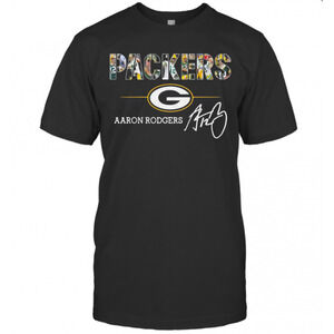 Green Bay Packers Aaron Rodgers Signature T-Shirt